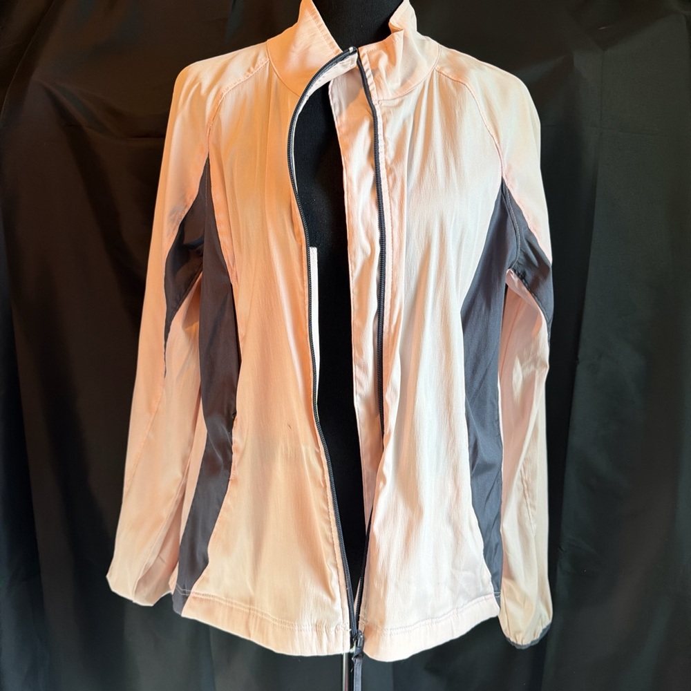 Prospirit Women's Light Pink and Dark Gray Ski Jacket
